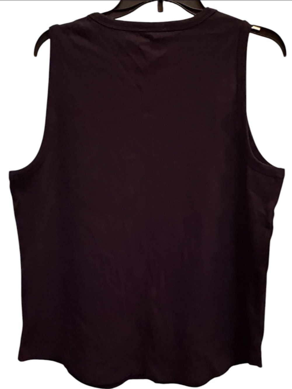 Chico's Ribbed Black Sleeveless Tank Top Size 3/XL - Picture 2 of 6